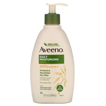 Aveeno, Active Naturals, Daily Moisturizing Lotion with Sunscreen, SPF 15, 12 fl oz (354 ml)