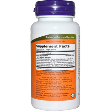 Now Foods, Probiotic-10 , 25 Billion, 100 Veg Capsules