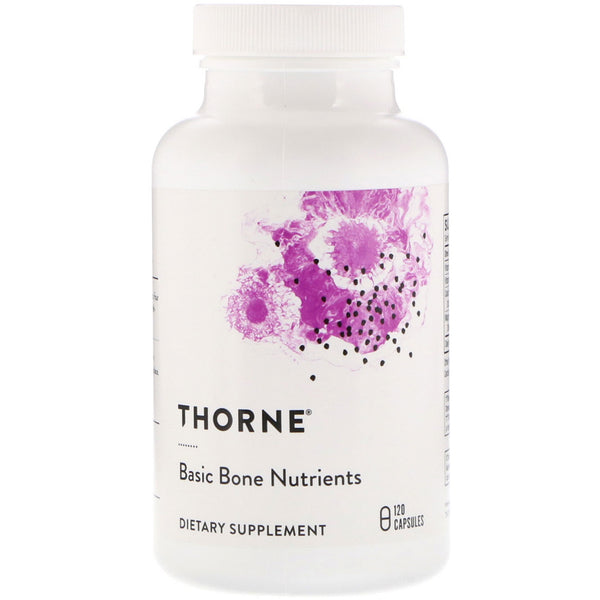 SALE Thorne Research, Basic Bone Nutrients, 120 Capsules - The Supplement Shop
