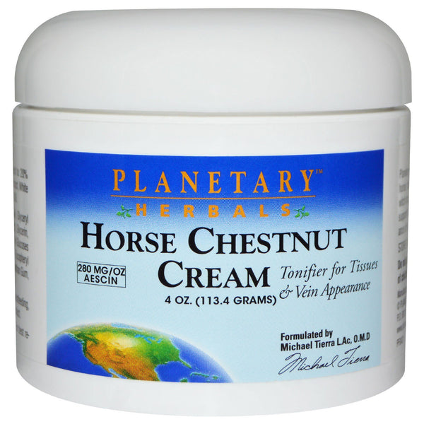 Planetary Herbals, Horse Chestnut Cream, 4 oz (113.4 g) - The Supplement Shop