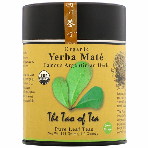 The Tao of Tea, Organic Yerba Mate Tea, 4.0 oz (114 g) - The Supplement Shop