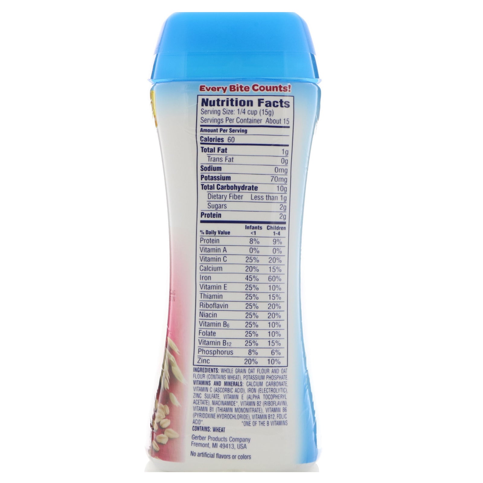 Gerber, Cereal for Baby, Grain Grow, 1st Foods, Oatmeal, oz