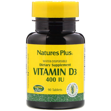 Nature's Plus, Vitamin D3, 400 IU, 90 Tablets