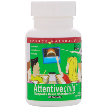 Source Naturals, Attentive Child, 60 Tablets