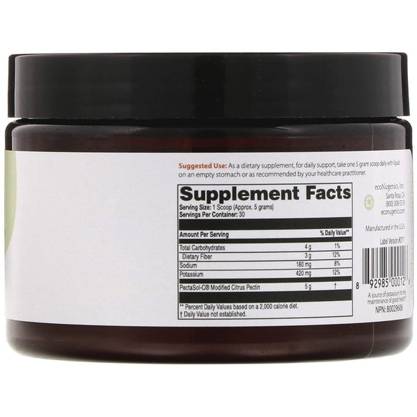 Econugenics, PectaSol-C, Modified Citrus Pectin Powder, 150 g - The Supplement Shop