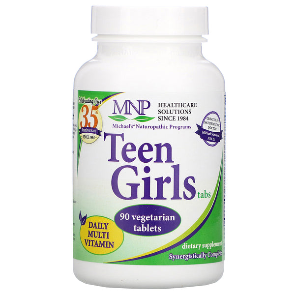 Michael's Naturopathic, Teen Girls Tabs, Daily Multi Vitamin, 90 Vegetarian Tablets - The Supplement Shop