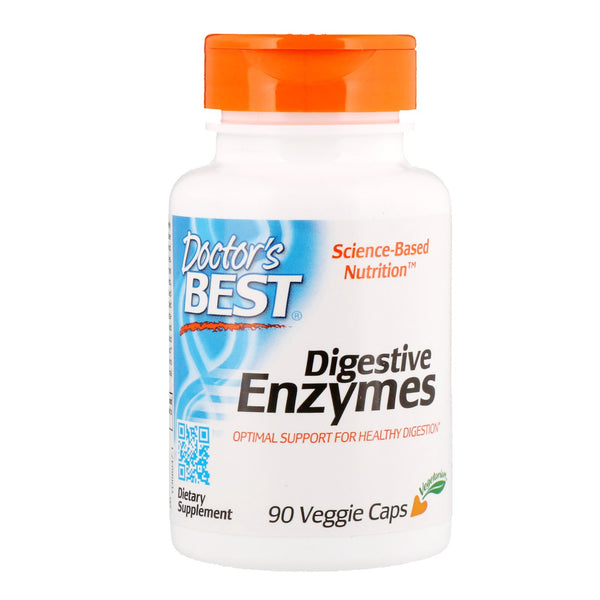 Doctor's Best, Digestive Enzymes, 90 Veggie Caps - The Supplement Shop
