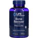 Life Extension, Bone Restore with Vitamin K2, 120 Capsules - The Supplement Shop