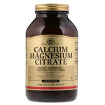 Solgar, Calcium Magnesium Citrate, 250 Tablets - The Supplement Shop