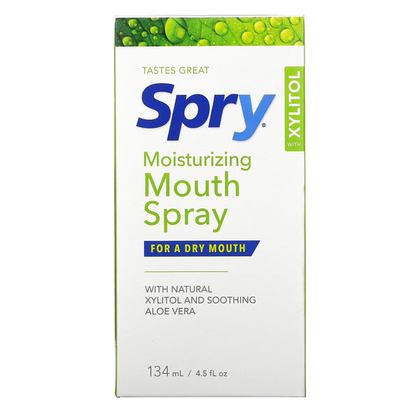 Xlear, Spry, Moisturizing Mouth Spray, 2 Pack, 4.5 fl oz (134 ml) - The Supplement Shop