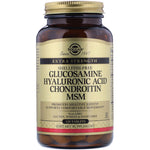 Solgar, Glucosamine Hyaluronic Acid Chondroitin MSM, 120 Tablets - The Supplement Shop