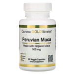 California Gold Nutrition, Peruvian Maca, 500 mg, 90 Veggie Caps - The Supplement Shop