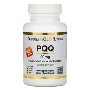 California Gold Nutrition, PQQ, 20 mg, 90 Veggie Softgels