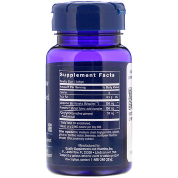 Life Extension, Super Ubiquinol CoQ10 with PQQ, 100 mg, 30 Softgels