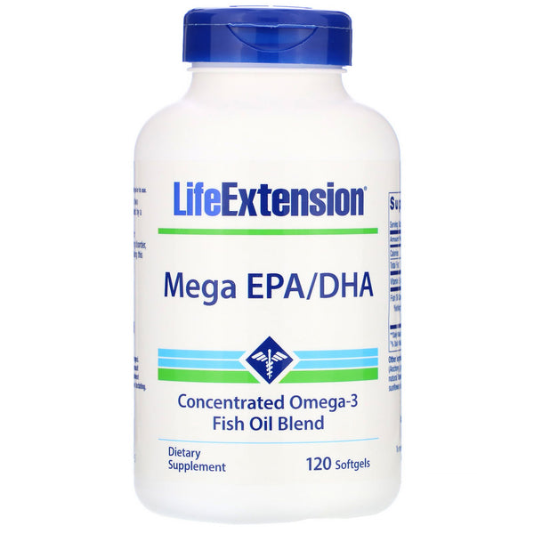 Life Extension, Mega EPA/DHA, 120 Softgels - The Supplement Shop