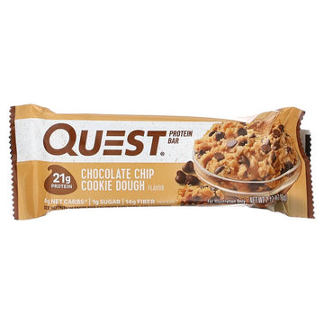 Quest Nutrition, Protein Bar, Chocolate Chip Cookie Dough 60 g