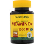 Nature's Plus, Vitamin D3, 1000 IU, 180 Softgels - The Supplement Shop