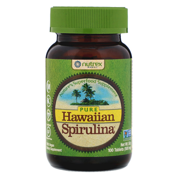 Nutrex Hawaii, Pure Hawaiian Spirulina, 100 Tablets - The Supplement Shop