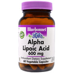 Bluebonnet Nutrition, Alpha Lipoic Acid, 600 mg, 60 Vegetable Capsules - The Supplement Shop