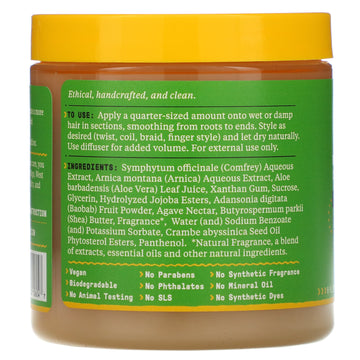 Alaffia, Beautiful Curls, Curl Control Custard, All Curls, Unrefined Shea Butter, 8 fl oz (235 ml)