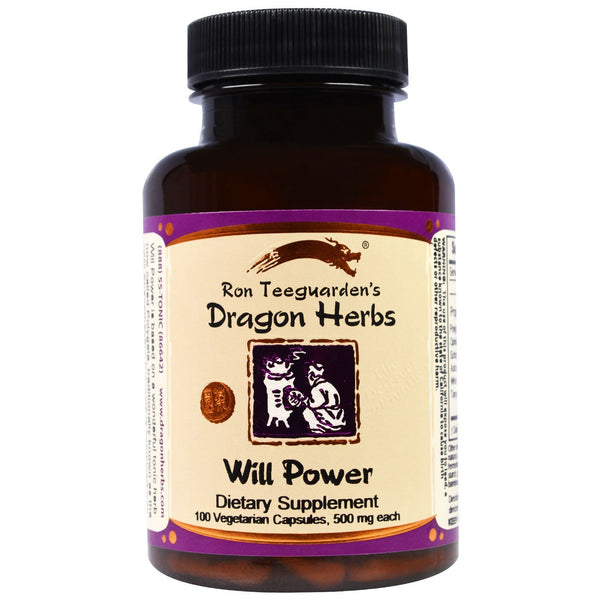 Dragon Herbs, Will Power, 500 mg, 100 Veggie Caps - The Supplement Shop