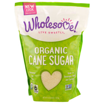 Wholesome , Organic Cane Sugar, 4 lbs (1.81 kg)