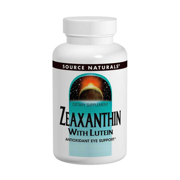 Source Naturals, Zeaxanthin with Lutein, 10 mg, 60 Capsules - The Supplement Shop
