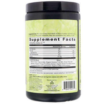 Dr. Axe / Ancient Nutrition, Keto Matcha, Ancient Energy Elixir, 8.5 oz (214 g)