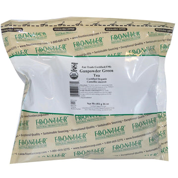 Frontier Natural Products, Fair Trade Organic Gunpowder Green Tea, 16 oz (453 g)