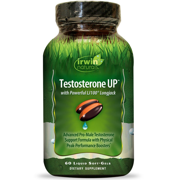 Irwin Naturals, Testosterone UP, 60 Liquid Soft-Gels - The Supplement Shop