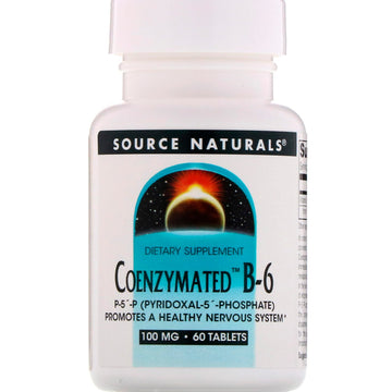 Source Naturals, Coenzymated B-6, 100 mg, 60 Tablets