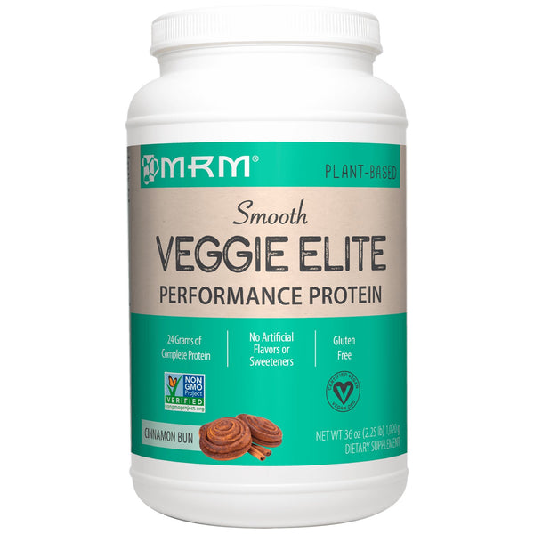 MRM, Smooth Veggie Elite, Performance Protein, Cinnamon Bun, 36 oz (1,020 g) - The Supplement Shop