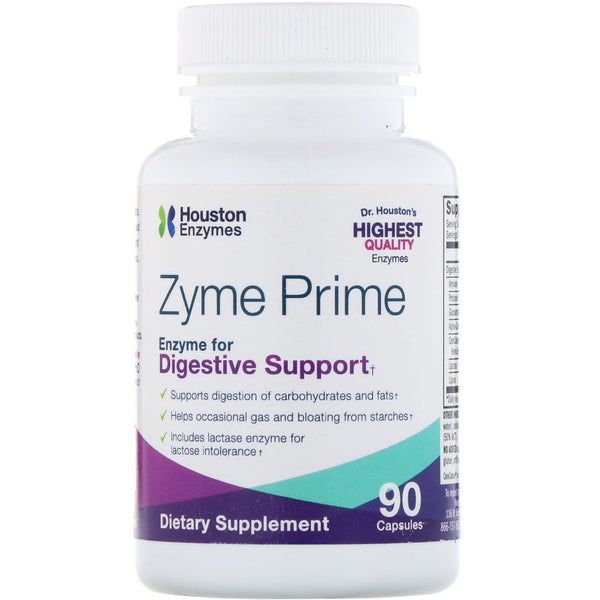 Houston Enzymes, Zyme Prime, 90 Capsules - The Supplement Shop