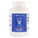 Allergy Research Group, Ox Bile, 500 mg, 100 Vegicaps - The Supplement Shop