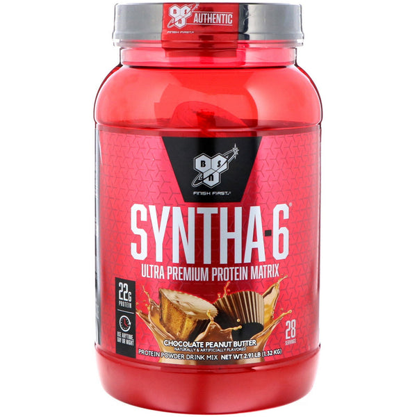 BSN, Syntha-6, Ultra Premium Protein Matrix, Chocolate Peanut Butter, 2.91 lbs (1.32 kg) - The Supplement Shop