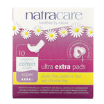 Natracare, Organic & Natural Ultra Extra Pads, Super, 10 Pads - The Supplement Shop