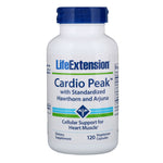 Life Extension, Cardio Peak with Standardized Hawthorn and Arjuna, 120 Vegetarian Capsules - The Supplement Shop