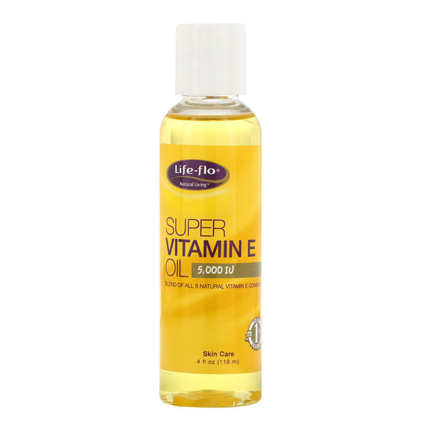 Life-flo, Super Vitamin E Oil, 5,000 IU, 4 fl oz (118 ml) - The Supplement Shop