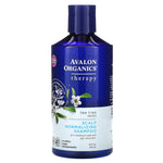 Avalon Organics, Scalp Normalizing Shampoo, Therapy, Tea Tree Mint, 14 fl oz (414 ml) - The Supplement Shop