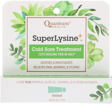 Quantum Health, Super Lysine+, Cold Sore Treatment, .75 oz (21 g)