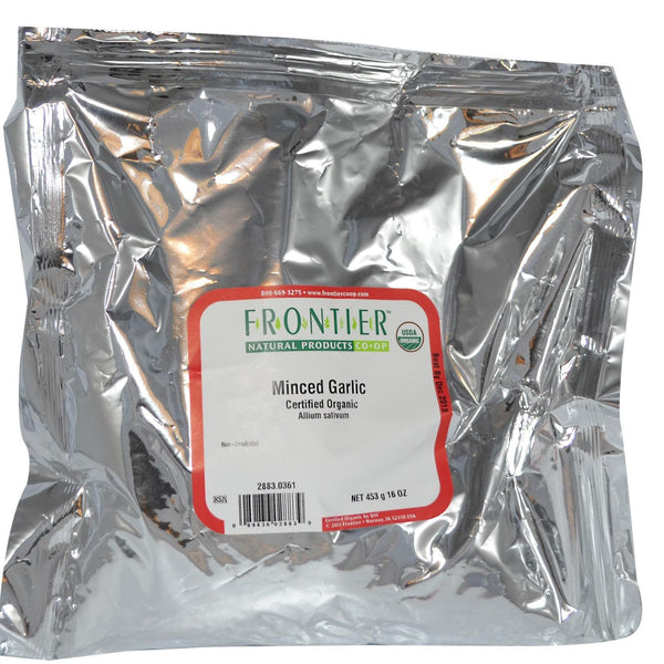 Frontier Natural Products, Organic Minced Garlic, 16 oz (453 g) - The Supplement Shop