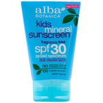 Alba Botanica, Mineral Sunscreen, Kids, SPF 30, 4 oz (113 g) - The Supplement Shop
