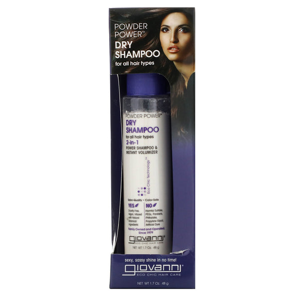 Giovanni, Eco Chic Hair Care, Powder Power Dry Shampoo, 1.7 oz (48 g) - The Supplement Shop