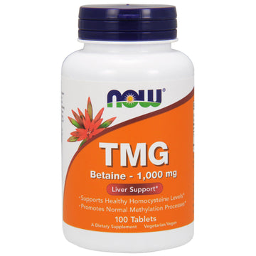 Now Foods, TMG, 1,000 mg, 100 Tablets
