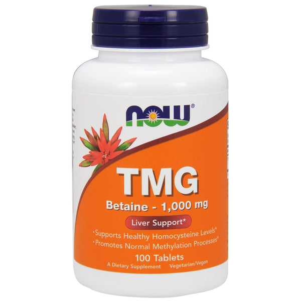 Now Foods, TMG, 1,000 mg, 100 Tablets - The Supplement Shop