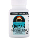 Source Naturals, Omega-7, Seabuckthorn Fruit Oil, 60 Vegi Softgels - The Supplement Shop