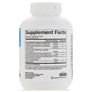 Natural Factors, WomenSense, MenoSense, Menopause Formula, 180 Vegetarian Capsules
