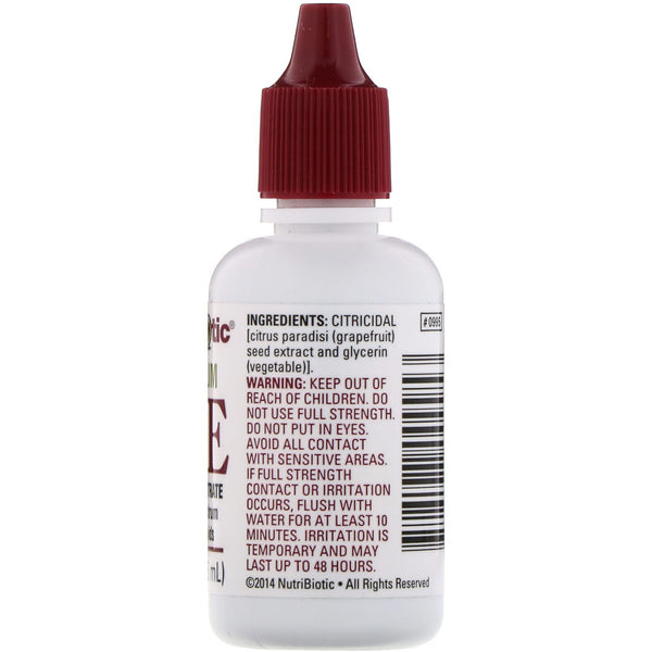 NutriBiotic, Maximum GSE, Liquid Concentrate, 1 fl oz (29.5 ml) - The Supplement Shop