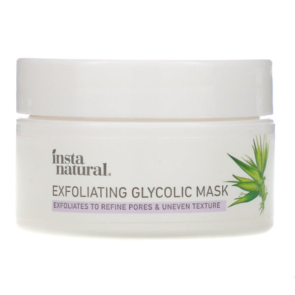 InstaNatural, Exfoliating Glycolic Mask, 0.50 oz (14 g) - The Supplement Shop