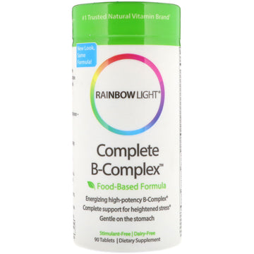 Rainbow Light, Complete B-Complex, Food Based Formula, 90 Tablets